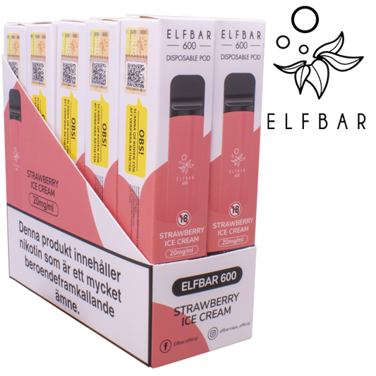 Elf Bar 600 Strawberry Ice Cream