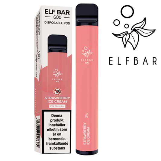 Elf Bar 600 Strawberry Ice Cream