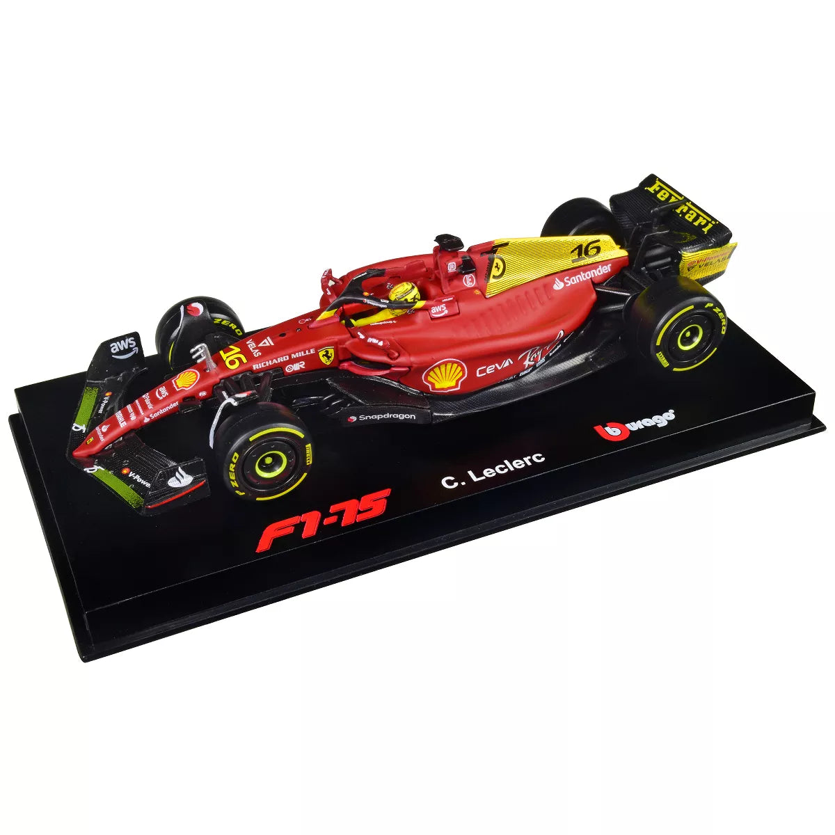 1:43 Ferrari 2022 F1-75 #16 55 75Th - Italian GP