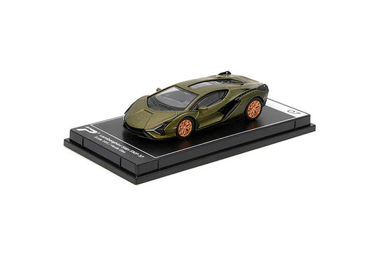 PosterCars 1:64 – Lamborghini Sián FKP 37 -07 (Verde Gea) with Acrylic Box | Hypercar League Collection