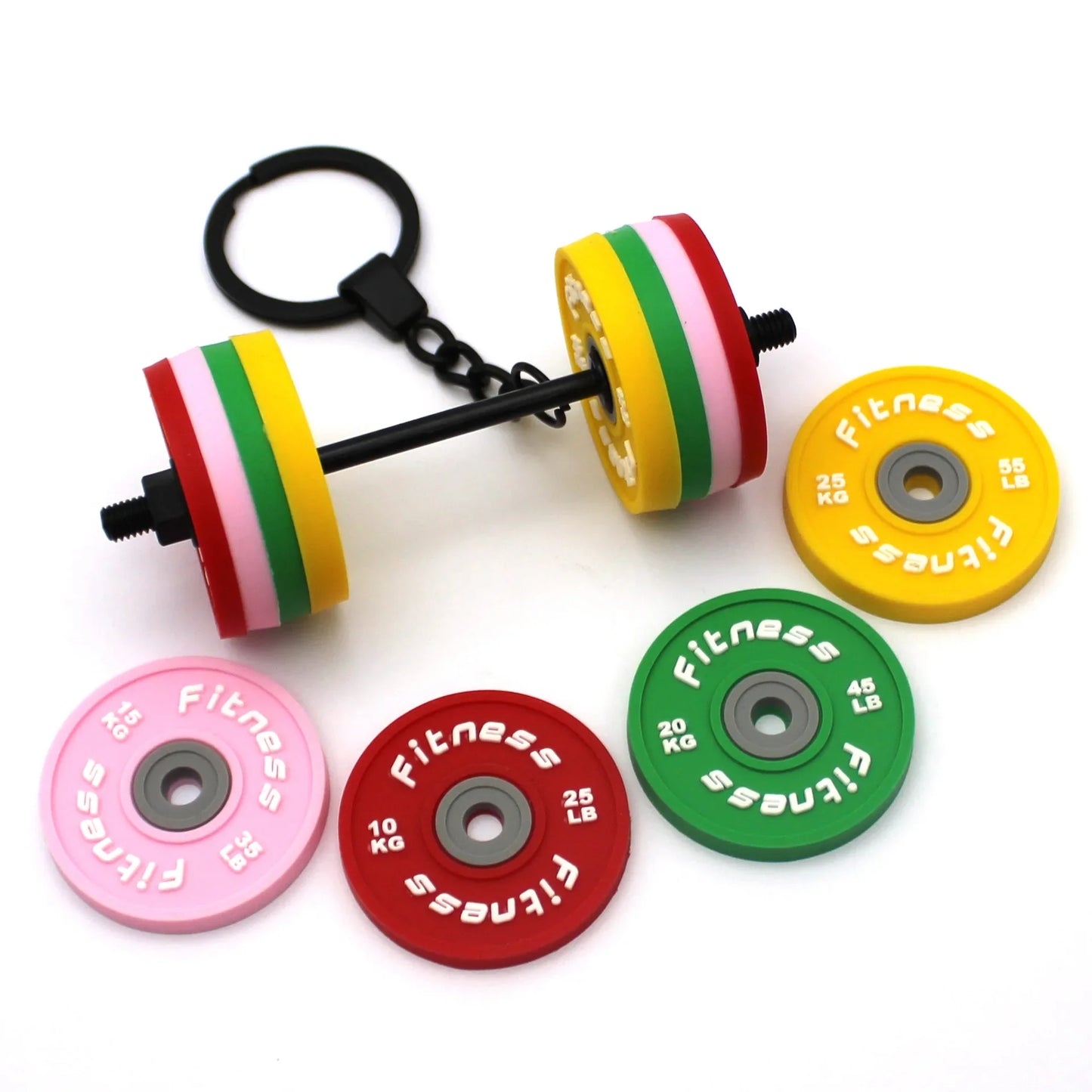 Mini Barbell Keychain™️