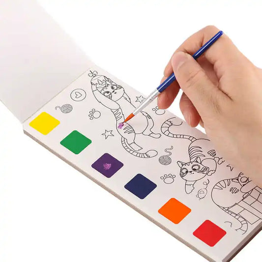 Water Painting Book With Color Palette™️