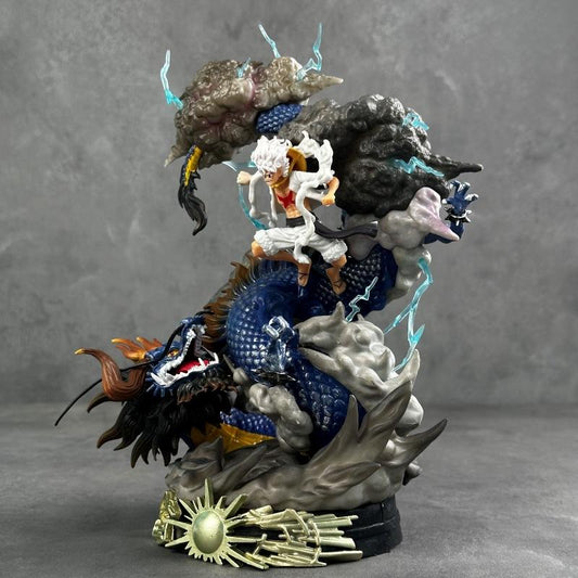 One Piece 25 Cm Action Figure Nika Luffy Vs Kaido Battle