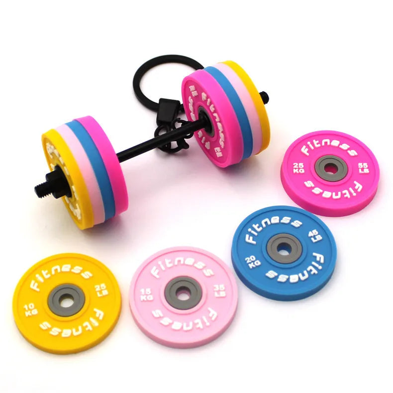 Mini Barbell Keychain™️