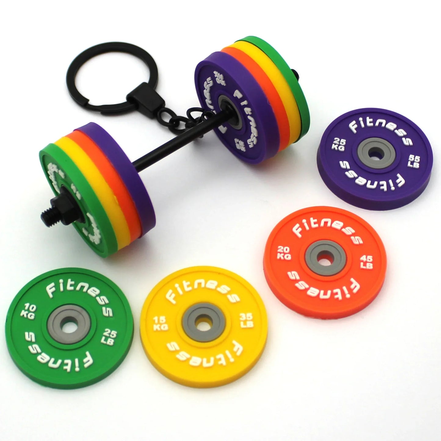 Mini Barbell Keychain™️
