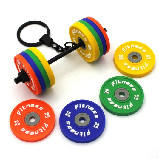 Mini Barbell Keychain™️