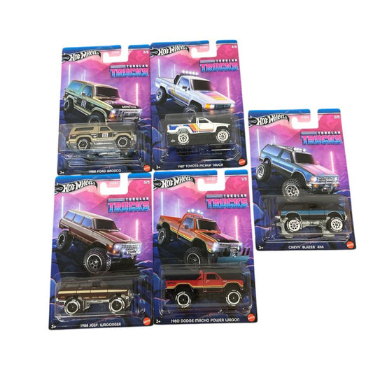 Hotwheels Tubular Trucks Set Of 5