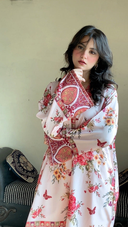 Dilruba Chic Pink 2-Piece  Kurti Set