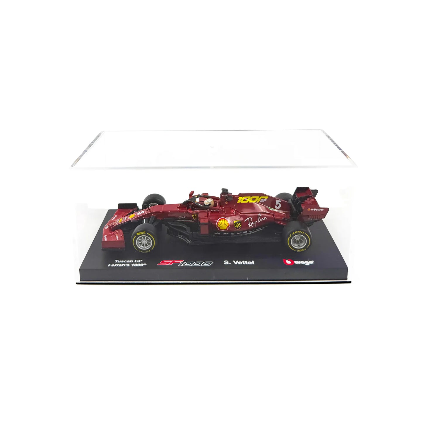 1:43 Ferrari 2020 SF1000 Sebastian Vettel Model  #5 – Tuscan GP | 1000th GP Edition