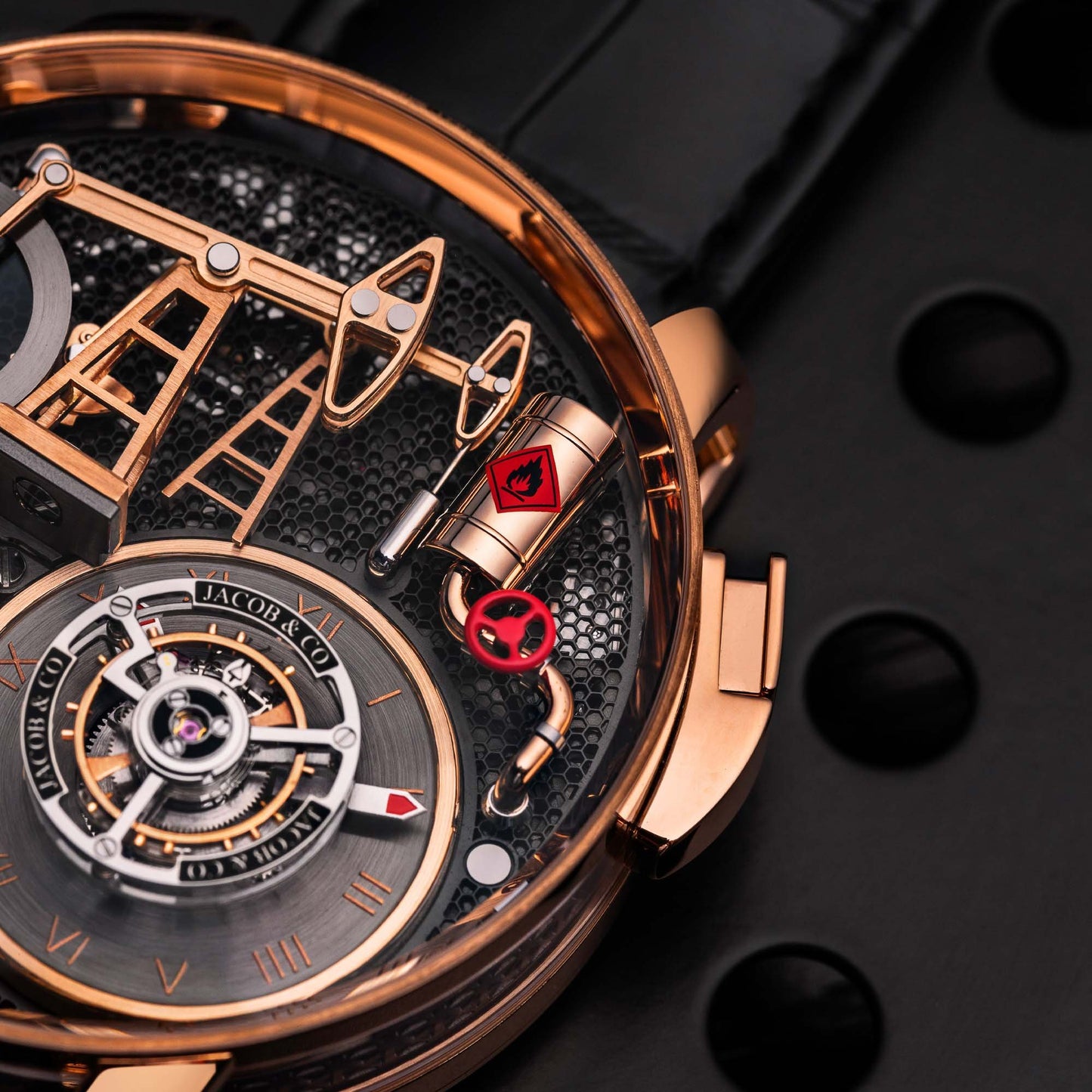 Oil Pump |  Rose Gold Jacob & Co.
