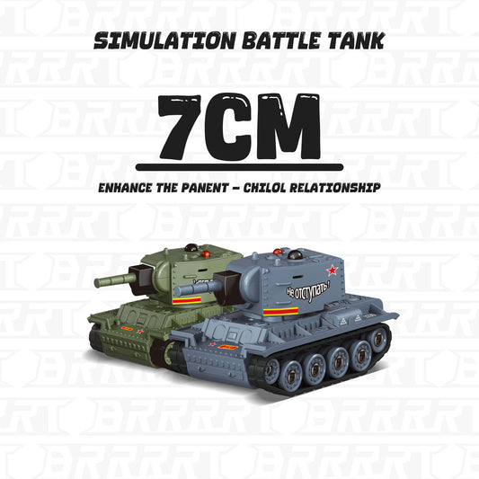 2-Mini Combat Units with Infrared Duel & Rotating Turret Tank