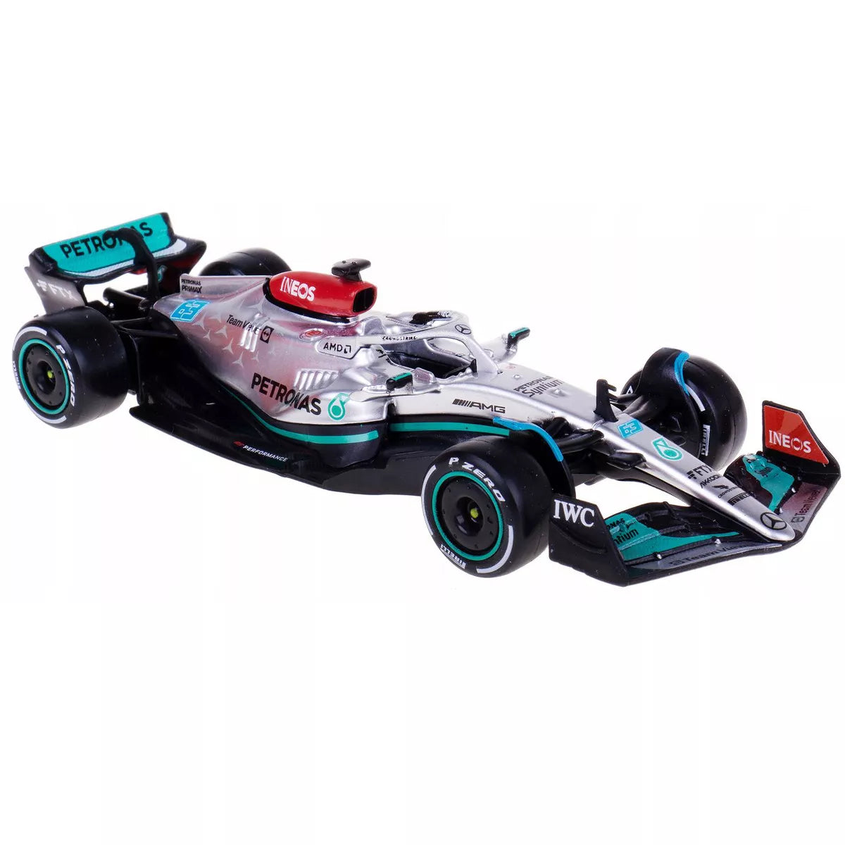 1:43 Mercedes AMG 2022 W13 Hamilton #44 Russell #63