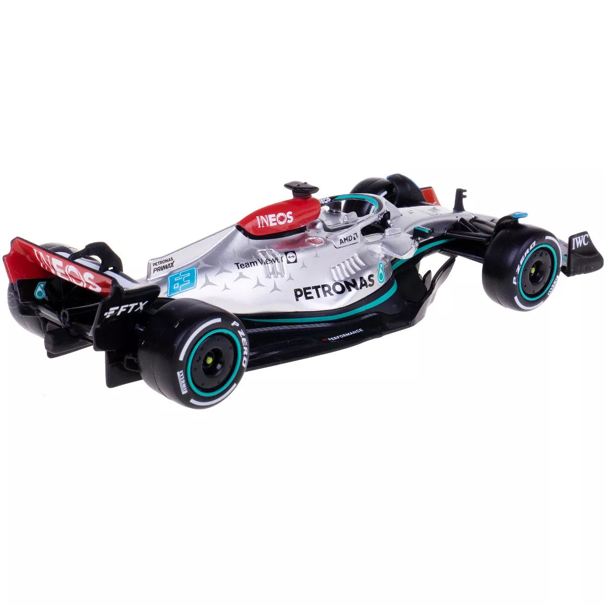 1:43 Mercedes AMG 2022 W13 Hamilton #44 Russell #63