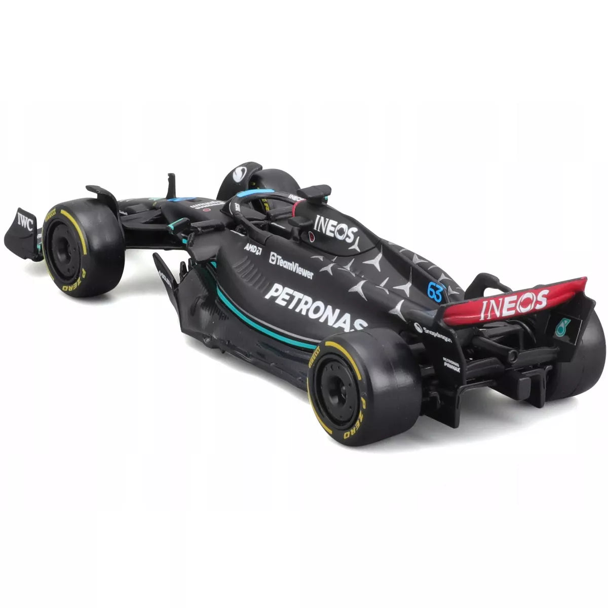 1:43 Mercedes AMG 2023 W14 Hamilton #44 Russell #63