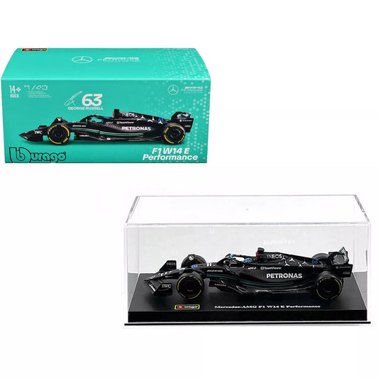 1:43 Mercedes AMG 2023 W14 Hamilton #44 Russell #63