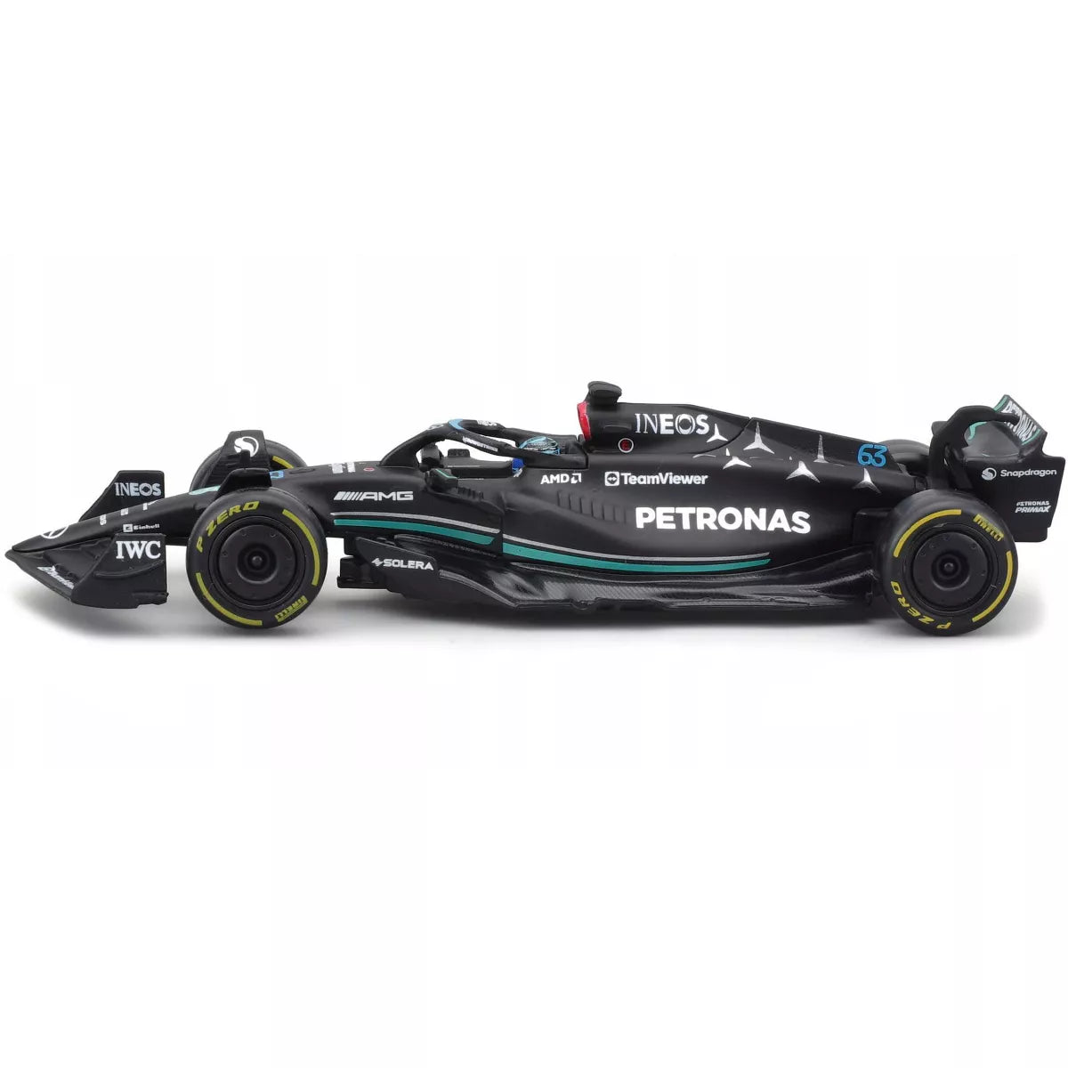 1:43 Mercedes AMG 2023 W14 Hamilton #44 Russell #63