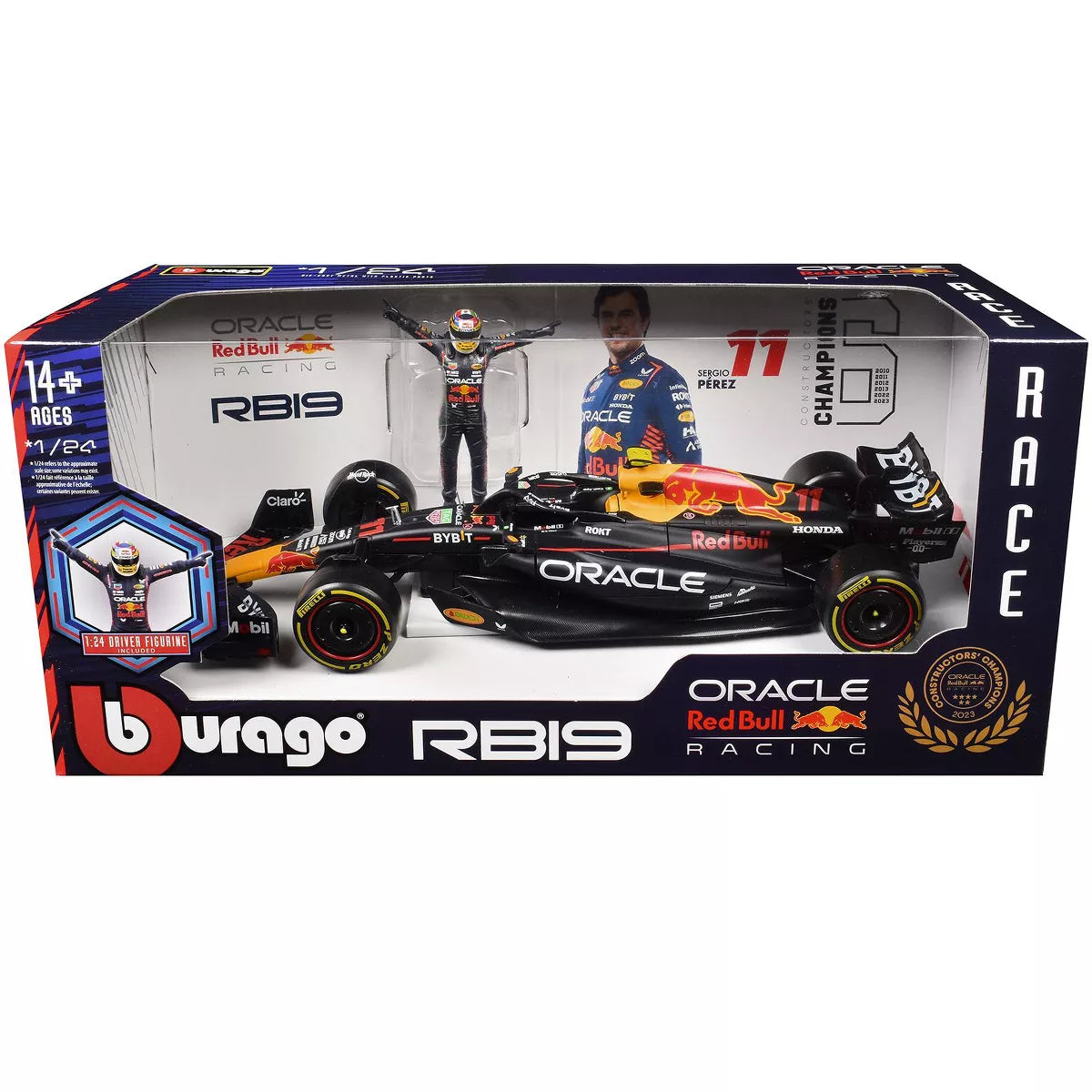 1:24 Red Bull 2023 RB19 Sergio Pérez #11 - Figure