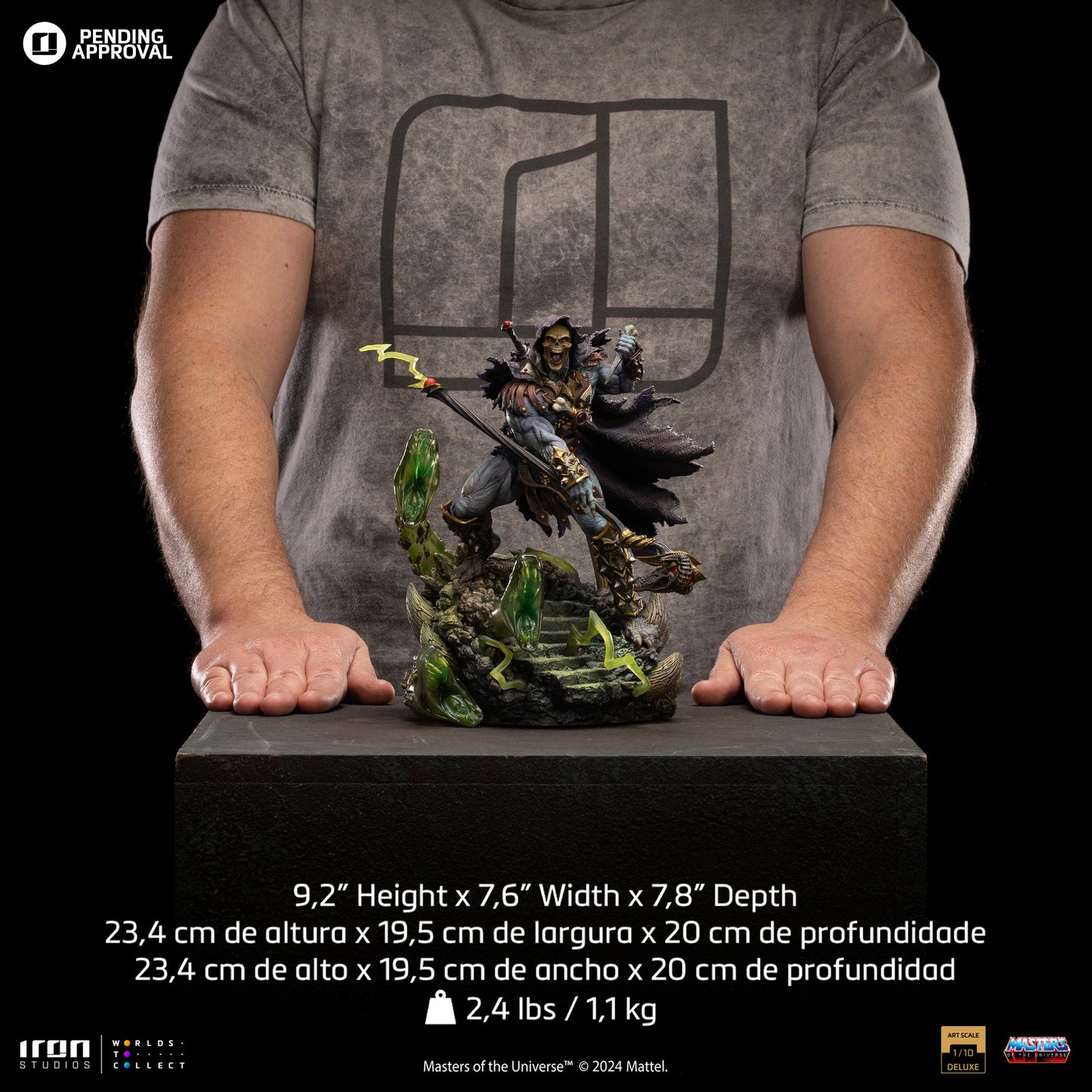 Iron Studios Masters of the Universe Skeletor Unleashed 1/10 Deluxe Art Scale Limited Edition Statue
