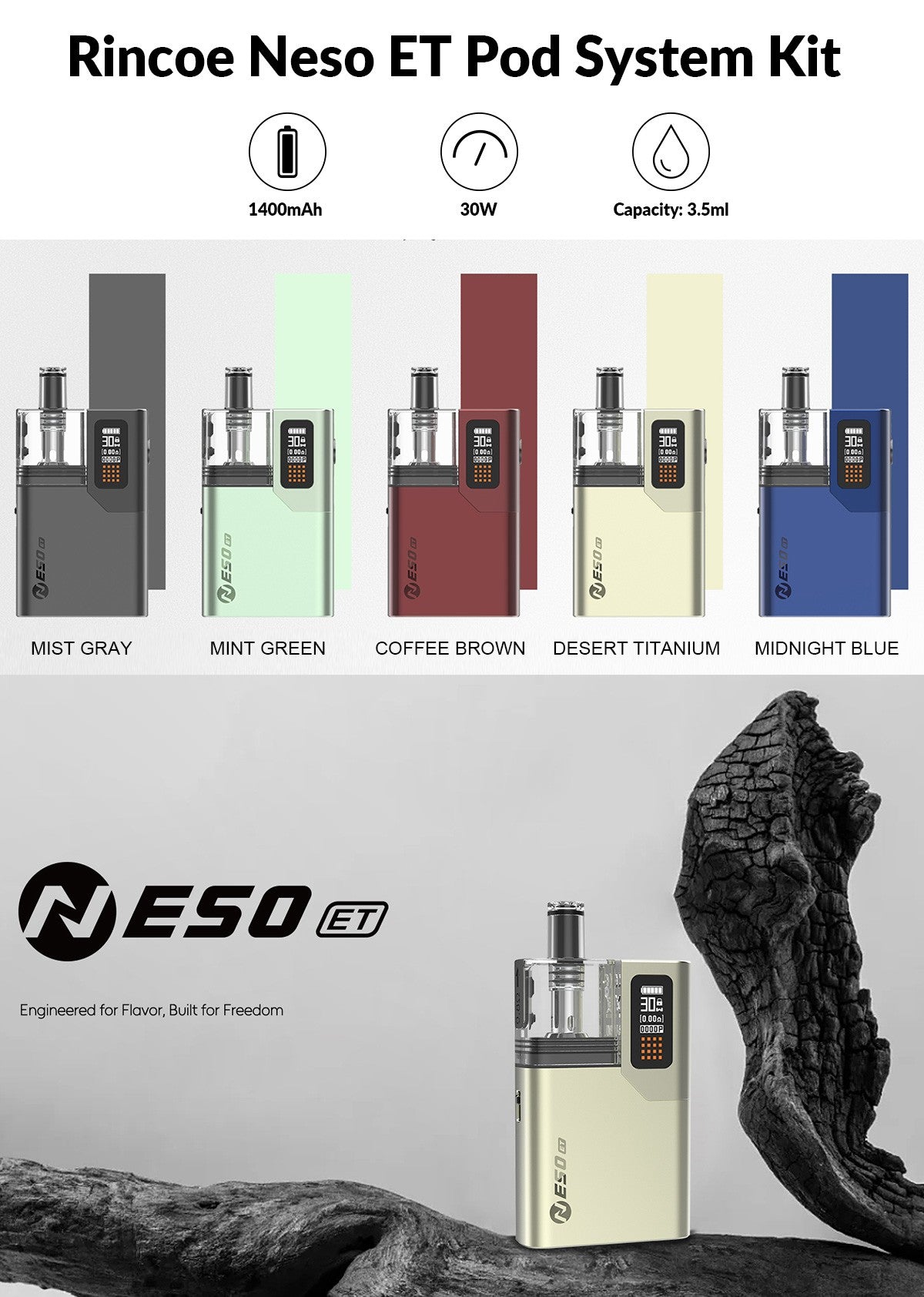 Rincoe Neso ET Pod Kit