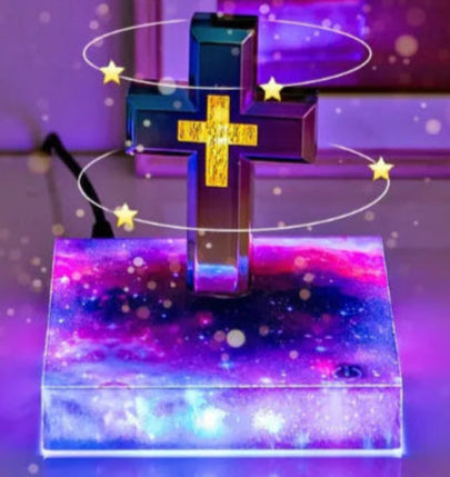 Christianartworkshop Book-base Magnetic Levitation Cross Ornament