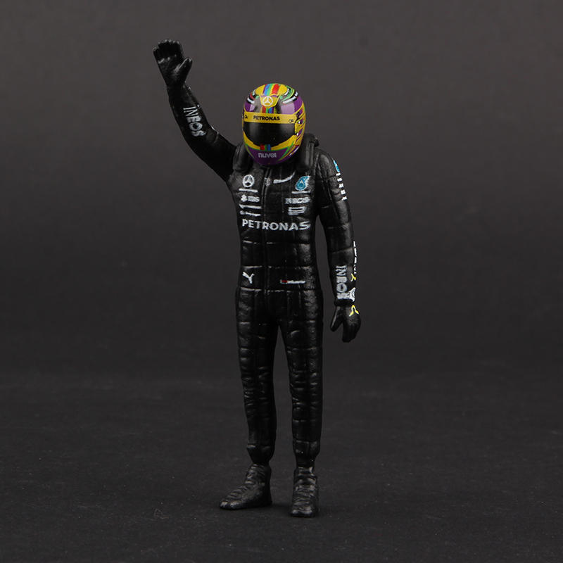 1:24 Mercedes-AMG 2023 W14 Lewis Hamilton #44- Figure