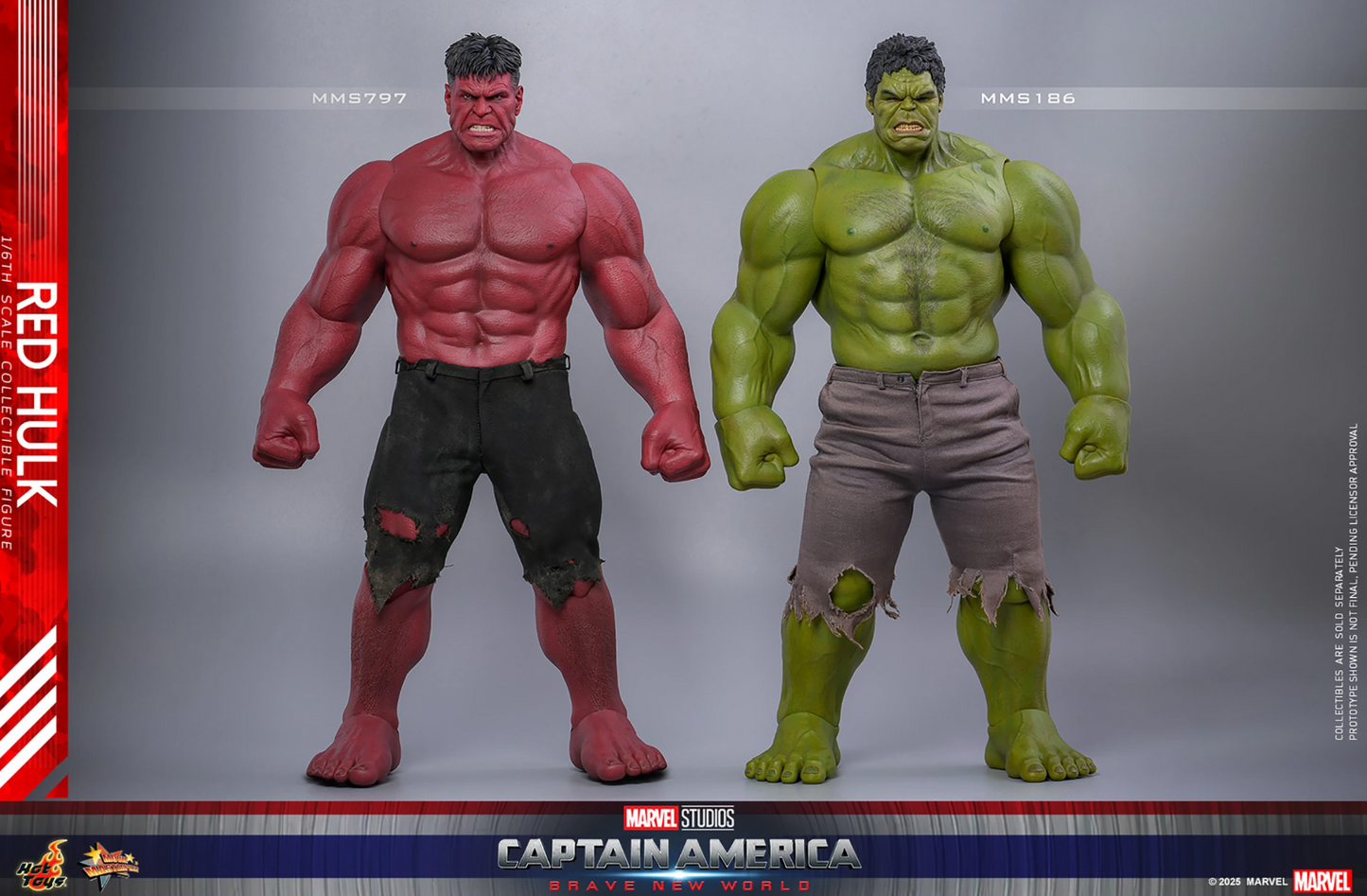 Red Hulk Sixth Scale Figure