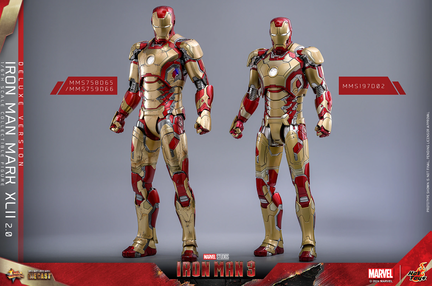 Iron Man Mark XLII (2.0) Deluxe Sixth Scale Figure