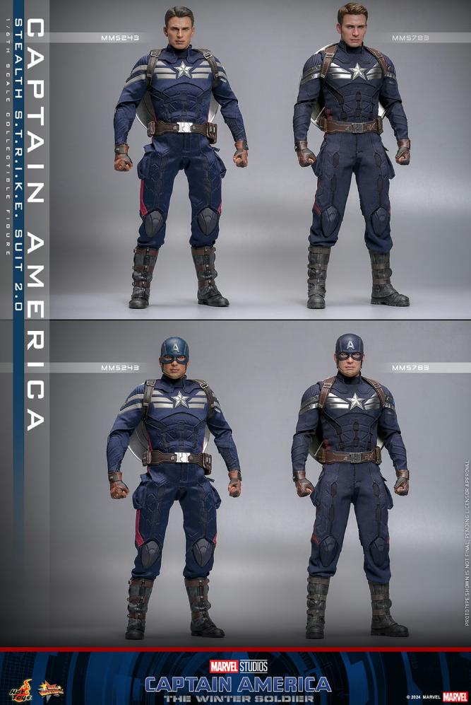 Captain America (Stealth S.T.R.I.K.E. Suit) 2.0 Sixth Scale Figure