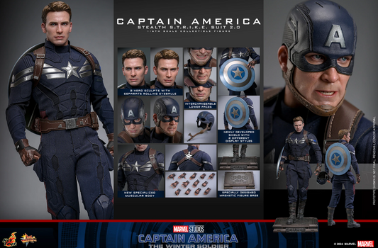 Captain America (Stealth S.T.R.I.K.E. Suit) 2.0 Sixth Scale Figure