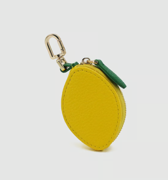 Cute Strawberry & Lemon Mini Coin Purse Charm-Jewelry & Earbuds – Lightweight Gift for Women, Teens & Kawaii Lovers