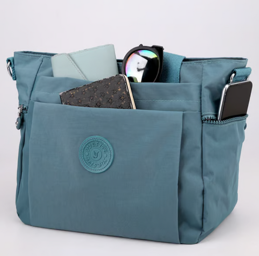 Female multi-color large-capacity tote bag