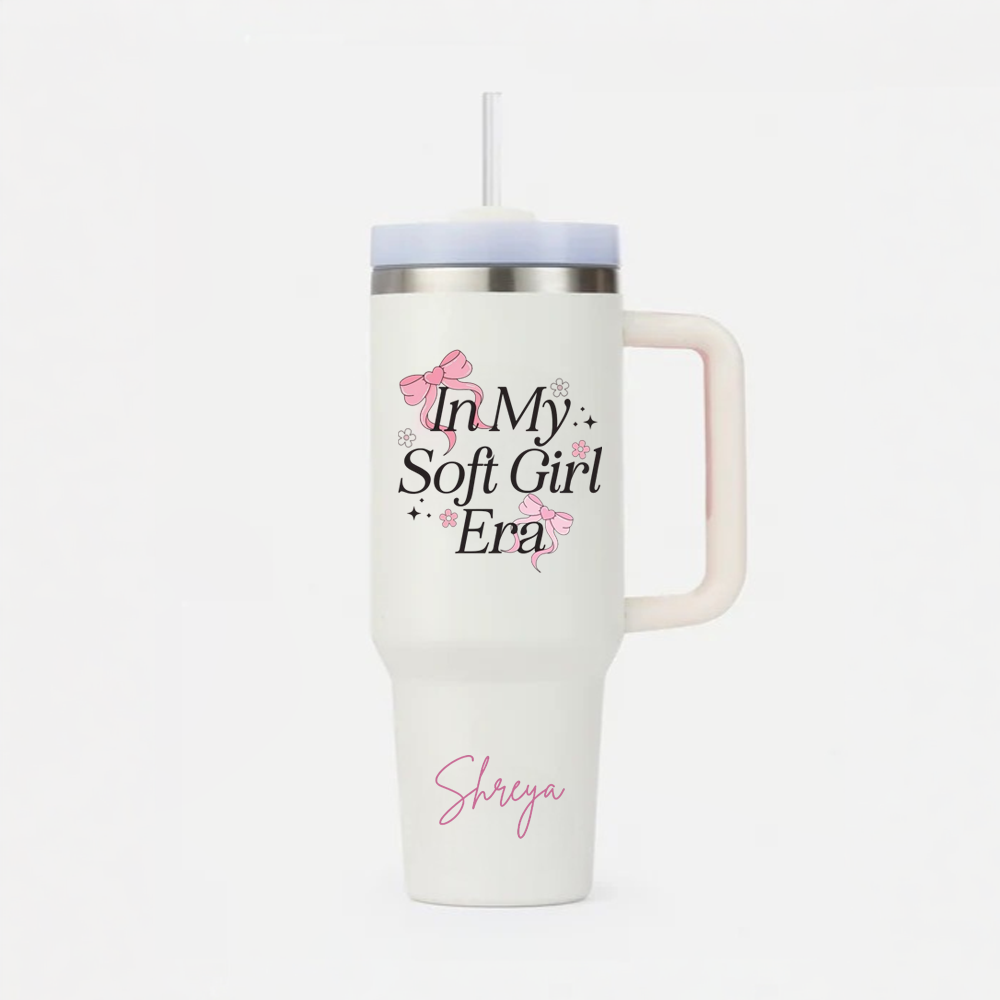 Personalize My Soft Girl Era Tumbler
