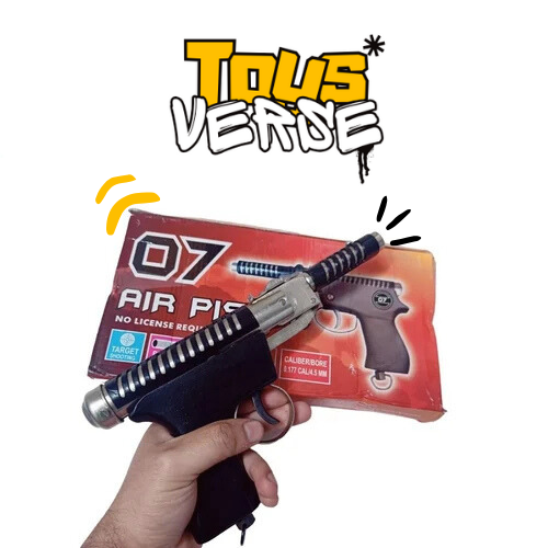 𝗖𝗹𝗮𝘀𝘀𝗶𝗰 𝗕𝗹𝗮𝗰𝗸 𝗔𝗶𝗿 𝗣𝗶𝘀𝘁𝗼𝗹 - 𝗙𝘂𝗹𝗹 𝗠𝗲𝘁𝗮𝗹 𝗕𝗼𝗱𝘆 - (.𝟭𝟳𝟳 𝗖𝗮𝗹𝗶𝗯𝗲𝗿, 𝗡𝗼 𝗟𝗶𝗰𝗲𝗻𝘀𝗲 𝗥𝗲𝗾𝘂𝗶𝗿𝗲𝗱)