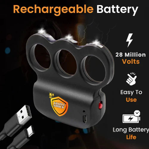 High Power TripleShock Self Defence Punch