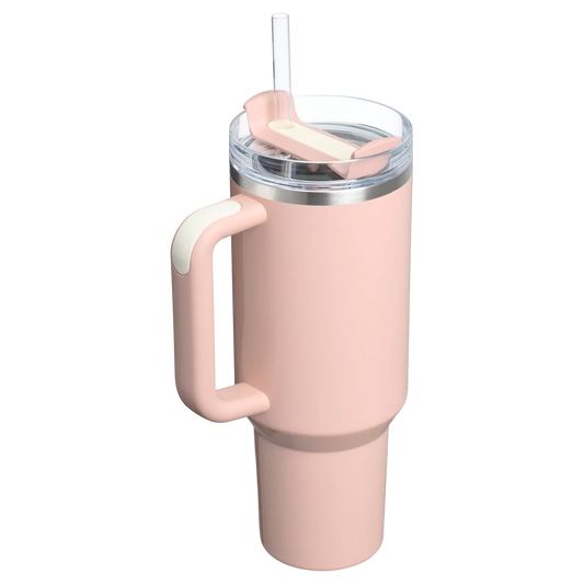 The Quencher H2.0 Tumbler 40 OZ ( Color Peach Whip Gloss )