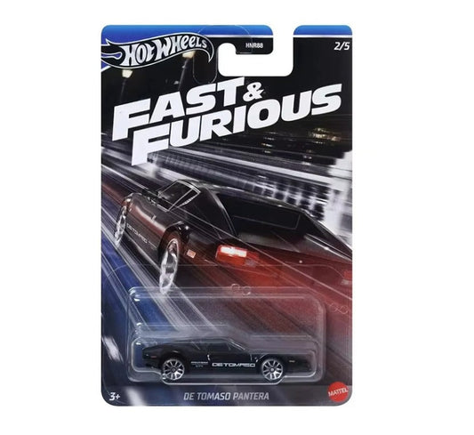Hot Wheels imported Fast & Furious De Tomaso Pantera Vehicles Exclusive Collection