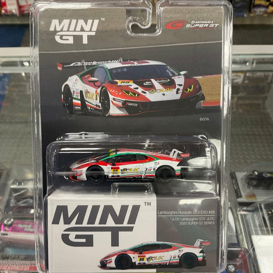 Mini GT Code 690 Lamborghini Huracán GT3 EVO #88 “JLOC Lamborghini GT3” JLOC 2023 SUPER GT SERIES
