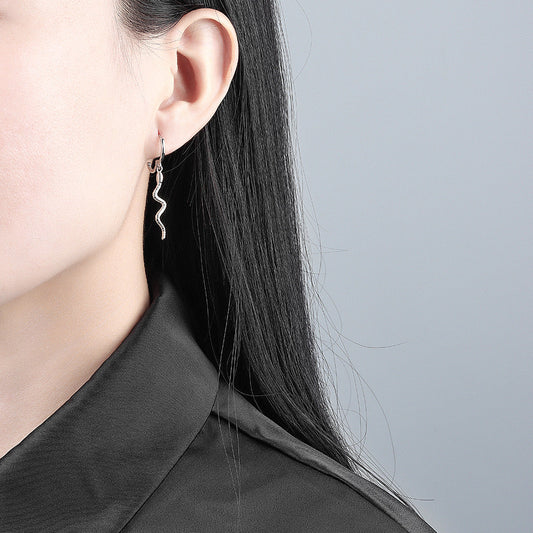 She hisses! Snake Huggies Earrings