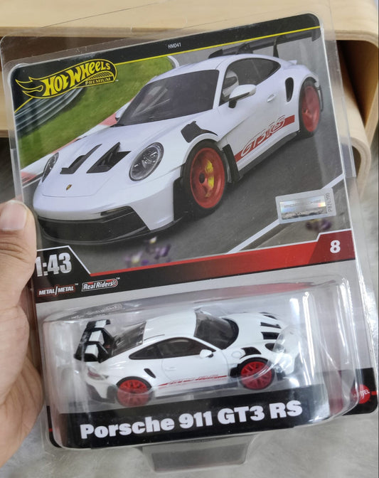 Hot Wheels Scale 1:43 Premium Vehicle Exclusive Collection - Porsche 911 GT3 RS