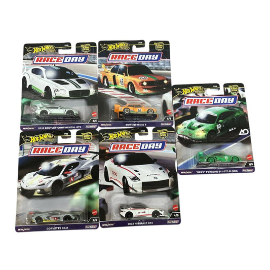 Hotwheels Premium Race Day Set Of 5