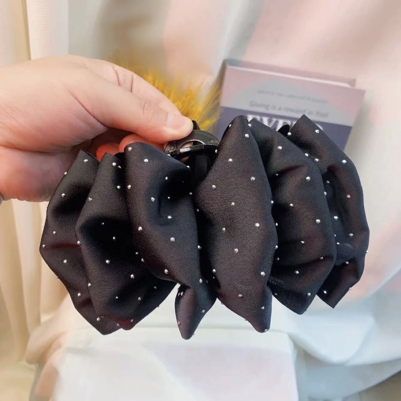 Plushy Draped Hair Claw