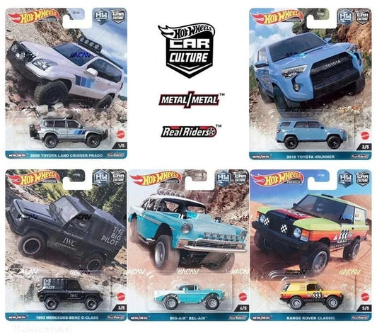 1:64 Hot Wheels Off Road 2025 - Hot Wheels Premium New Metal on Metal ( Set of 5 )