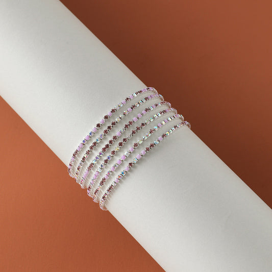 Purple Paparazzi Bracelet Set(⁠Pack of 5)