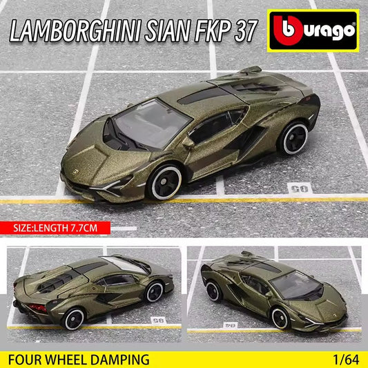 Official Bburago Lamborghini Sian FKP 37 - 1 : 64 Diecast Scale Model