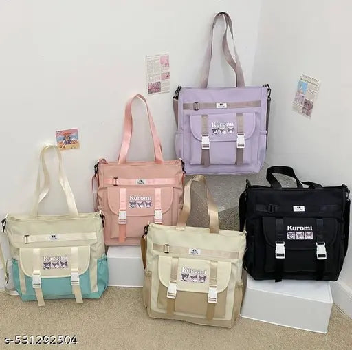Cute Kuromi Large Capacity Shoulder Bag