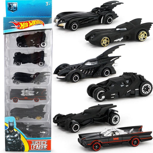 Hot Wheels Batman Themed 6-Car Gift Pack – Die-Cast Vehicles for Kids & Collectors LMI140036.