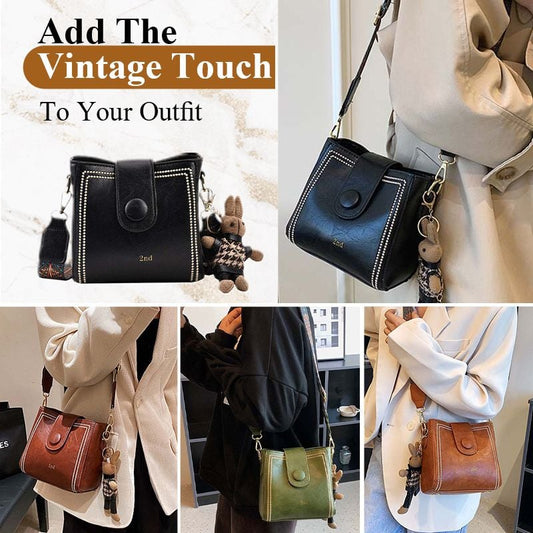🎁LAST DAY SALE👜Vintage Fashion Bag with Adjustable Wider Shoulder Strap