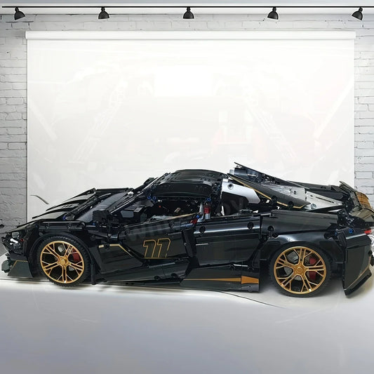 Super Sports Car Model High Difficulty 3D Adult Large Quantity Building Blocks