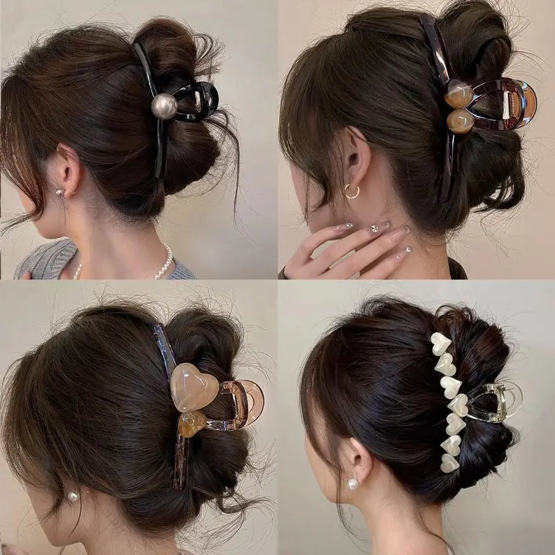4 New Elegant Large Clip