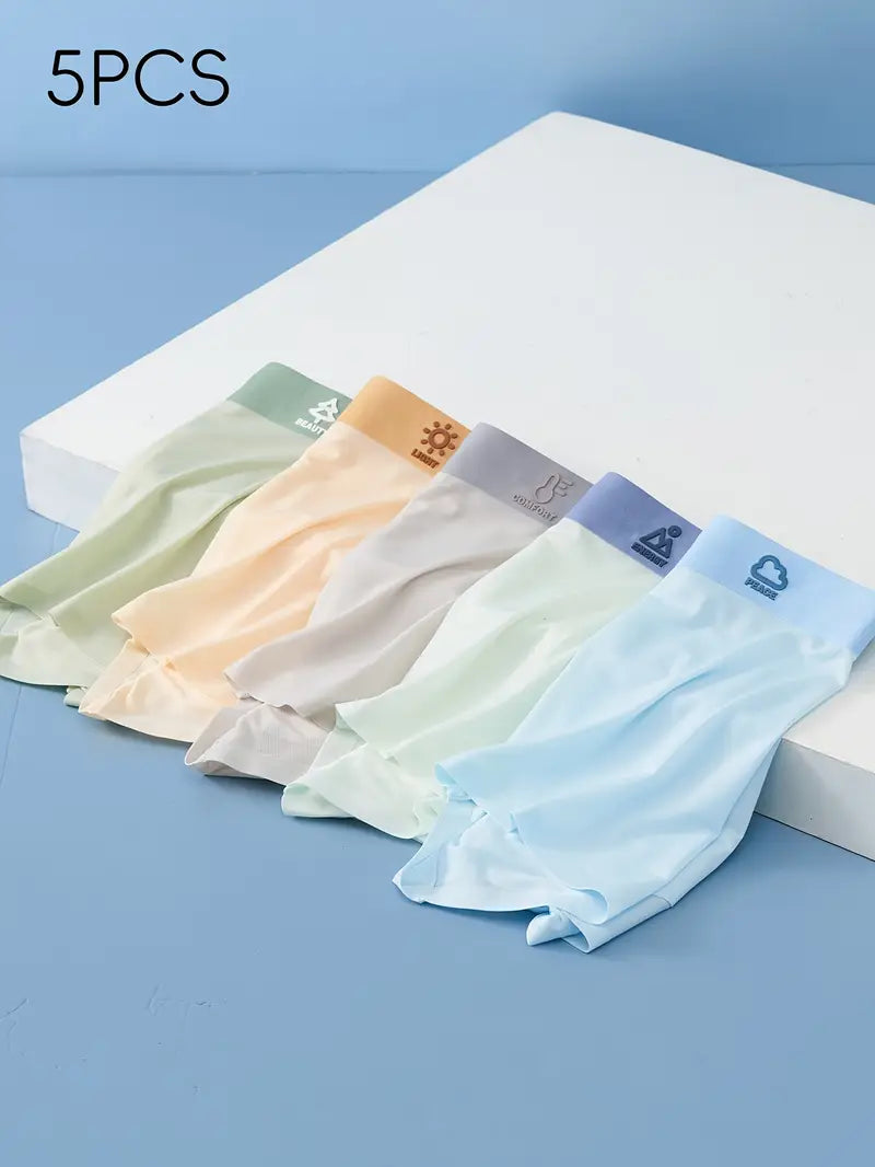 Pack of 5 Men’s Breathable Boxer Shorts – Cool, Moisture-Wicking & Comfortable